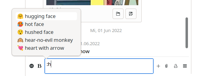 Emoji auto-complete