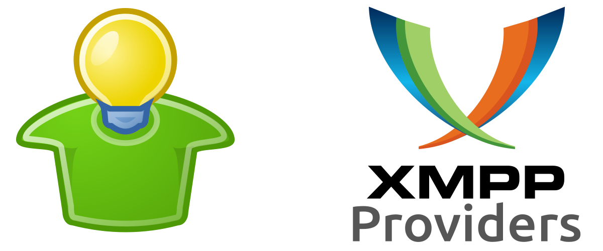 Gajim integriert die XMPP Providers Liste