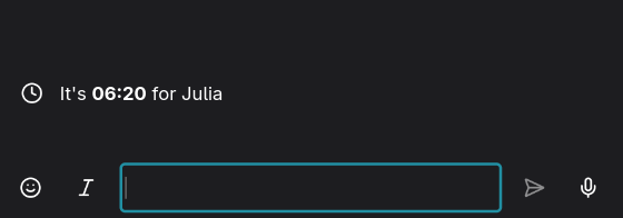 A useful hint for timezone differences