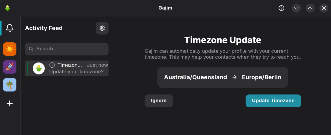 Automatic timezone updates